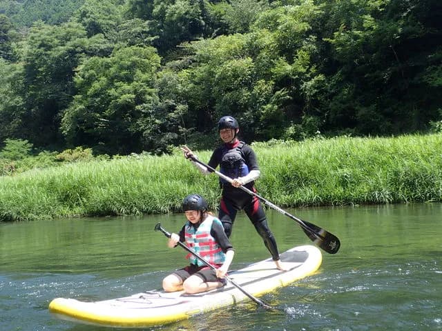 多摩川でのSUP体験